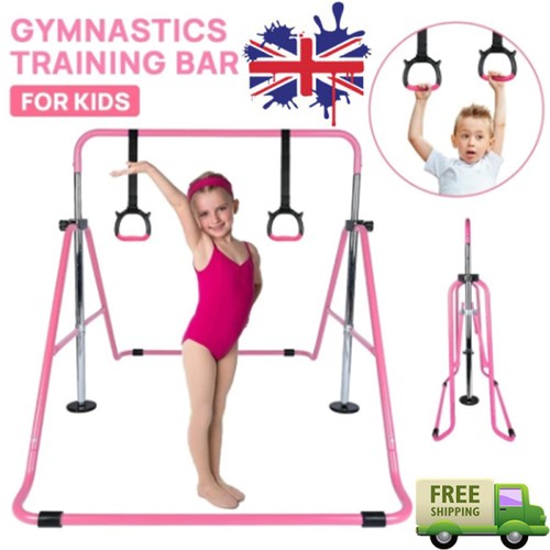 Kid gymnastics bars adjustable - kid,