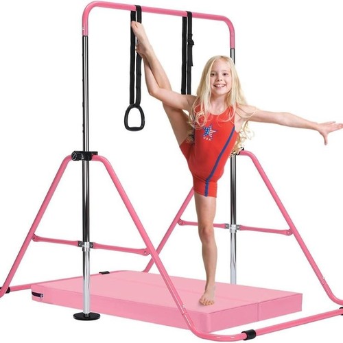 Adjustable kids gymnastics bar - adjustable,