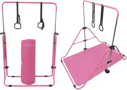 Gymnastics bar with mat - with,
